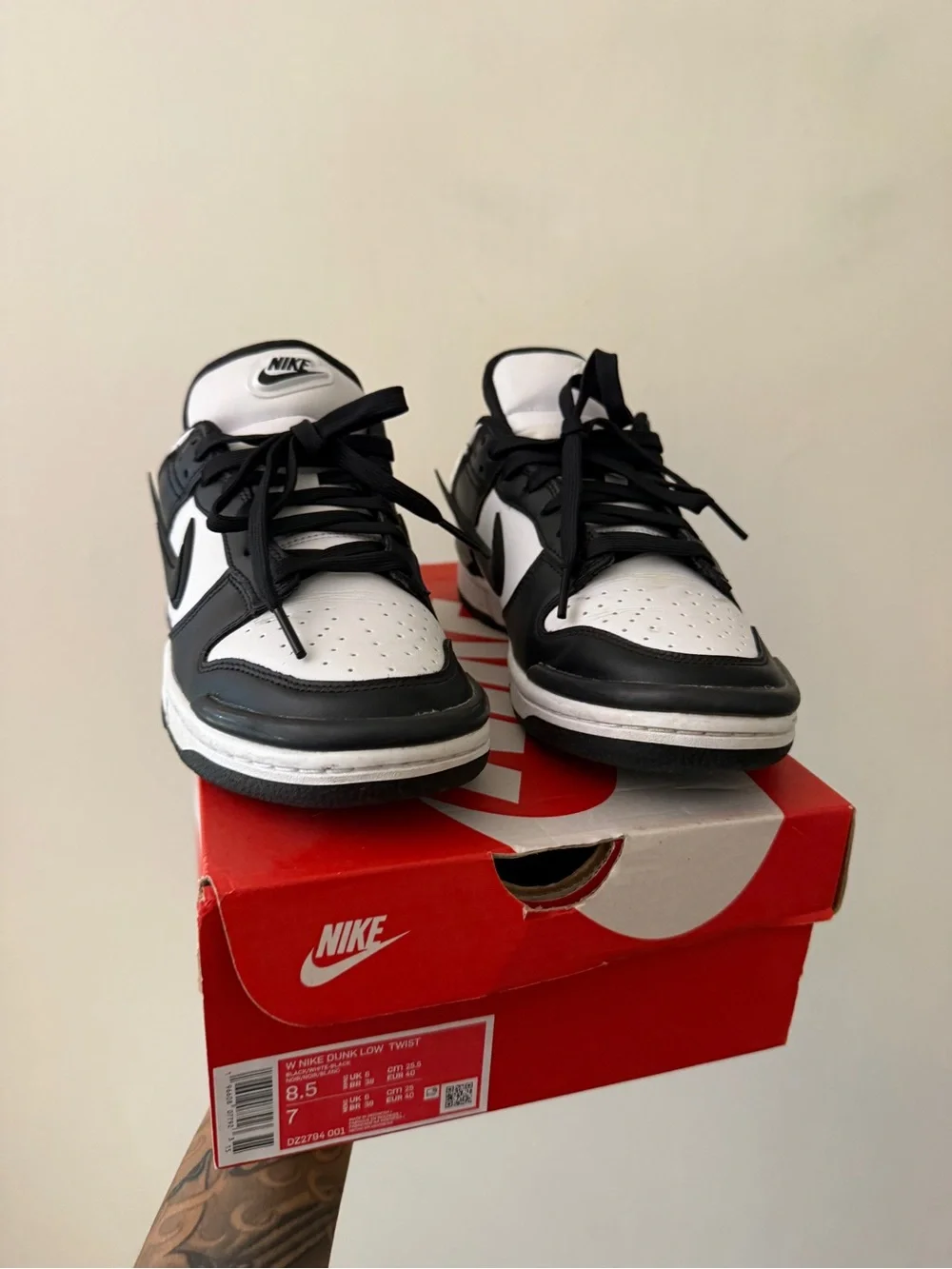 Nike Women’s Dunk Low Twist — Black and White